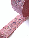 FITA LONITA GLITTER LANTEJOULA VERMELHA - 38MM - 2M