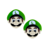 APLIQUE SUPER MARIO LUIGI ACRÍLICO ADL - 4CM - 2 UNIDADES