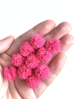 POMPOM TULE PINK - 1,5CM - 10 UNIDADES na internet