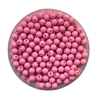 MIÇANGA PULSEIRA BOLA FOSCA ROSA - 8MM - 20 GRAMAS