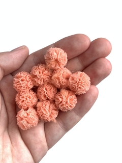 POMPOM TULE SALMON - 1,5CM - 10 UNIDADES na internet