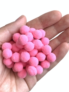 POMPOM ROSA CHICLETE - 10MM - 50U - comprar online