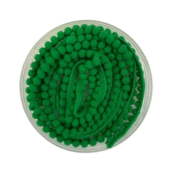 FITA POMPOM 5MM - VERDE BANDEIRA - 50CM