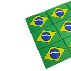 APLIQUE BANDEIRA BRASIL EMBORRACHADO - 4 UNIDADES - comprar online