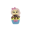 APLIQUE MENINA CUPCAKE ACRÍLICO ADL - 8CM - 1 UNIDADE