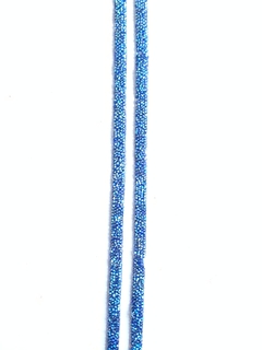 MANTA STRASS AZUL ROYAL - 2 FILEIRAS - 1CM - comprar online