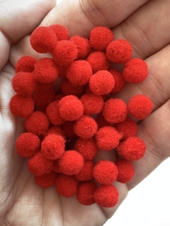 POMPOM VERMELHO - 8MM - 50U