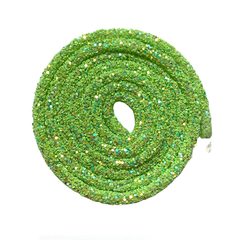 TUBO DE STRASS - VERDE - 50CM