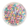 APLIQUE CONFETE GLITTER MINI SMILE CANDY - 10 GRAMAS