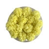 POMPOM TULE AMARELO LEMON - 2,5CM - 10 UNIDADES