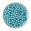 MIÇANGA PULSEIRA BOLA FOSCA AZUL - 8MM - 20 GRAMAS