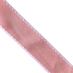 FITA TWILL PÁSCOA ROSA - 38MM - 3 METROS