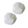 POMPOM PELO BOLINHA BRANCO - 7CM - 1 UNIDADE