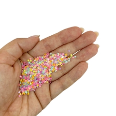 APLIQUE CONFETE GLITTER MINI ESTRELA CANDY - 10 GRAMAS - comprar online