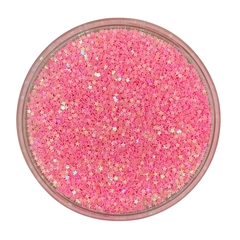 APLIQUE CONFETE GLITTER MINI ESTRELA ROSA - 10 GRAMAS