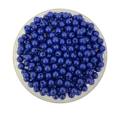 MIÇANGA PULSEIRA BOLA AZUL ROYAL - 8MM - 20 GRAMAS