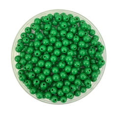 MIÇANGA PULSEIRA BOLA VERDE BANDEIRA - 8MM - 20 GRAMAS