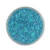 APLIQUE CONFETE GLITTER MINI ESTRELA VAZADA AZUL - 10 GRAMAS