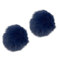 POMPOM PELO BOLINHA AZUL MARINHO - 7CM - 1 UNIDADE - comprar online