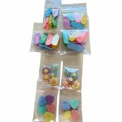 KIT PRESILHAS CANDY - 46 PEÇAS - Aplique de Laço