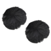 POMPOM 7CM PRETO (COR 1) - 2 UNIDADES