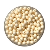 MIÇANGA PULSEIRA BOLA OFF WHITE - 8MM - 20 GRAMAS