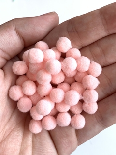 POMPOM ROSA IOGURTE - 8MM - 50U - comprar online