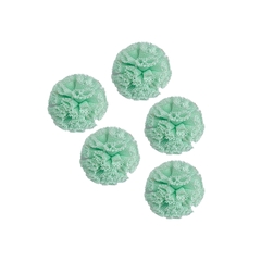 POMPOM TULE VERDE ÁGUA - 2,5CM - 10 UNIDADES - comprar online