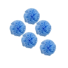 POMPOM TULE -AZUL BEBÊ - 2,5CM - 10 UNIDADES - comprar online