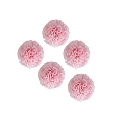 POMPOM TULE ROSA BEBÊ - 2,5CM - 10 UNIDADES - comprar online