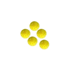 POMPOM TULE AMARELO SOL - 1,5CM - 10 UNIDADES - comprar online