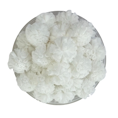 POMPOM TULE BRANCO GELO - 2,5CM - 10 UNIDADES