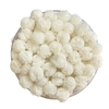 POMPOM TULE BRANCO GELO - 1,5CM - 10 UNIDADES