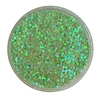 APLIQUE CONFETE GLITTER ESTRELA VERDE 2 - 10 GRAMAS