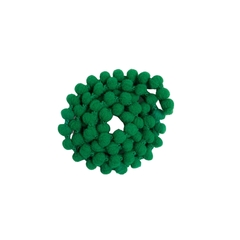 FITA POMPOM 5MM - VERDE BANDEIRA - 50CM - comprar online