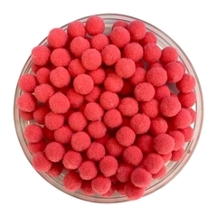 POMPOM ROSA NEON - 10MM - 50U