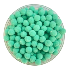 POMPOM VERDE MENTA - 10MM - 50U - comprar online