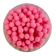 POMPOM ROSA CHICLETE - 10MM - 50U