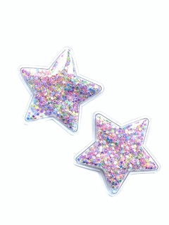 APLIQUE ESTRELA BIG TRANSPARENTE MULTICOLOR - 2 UNIDADES - comprar online