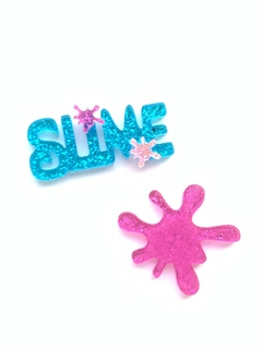 APLIQUE SLIME - HAIR CLIP DUPLA