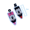 CLIP DISNEY ACRÍLICO - MICKEY E MINNIE - 7CM - 2 UNIDADES