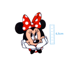 APLIQUE MINNIE ACRILICO ADL - 6,5CM - 1 UNIDADE