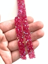 MANTA STRASS PINK 2 - 2 FILEIRAS - 1CM