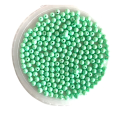 MIÇANGA PULSEIRA BOLA IRISADA VERDE - 8MM - 20 GRAMAS