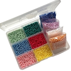 KIT CHUVA DE PÉROLA - 10 CORES - 150 GRAMAS