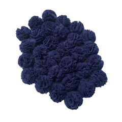 POMPOM TULE AZUL MARINHO - 1,5CM - 10 UNIDADES na internet