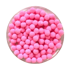 POMPOM ROSA CHICLETE - 8MM - 50U