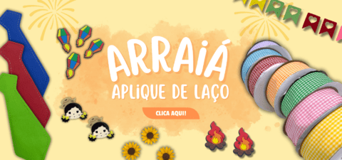 Imagem do banner rotativo Aplique de Laço