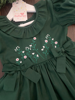 Vestido Catarina verde - comprar online