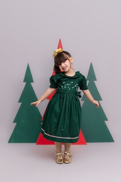 Vestido Catarina verde - Minifofurasbaby